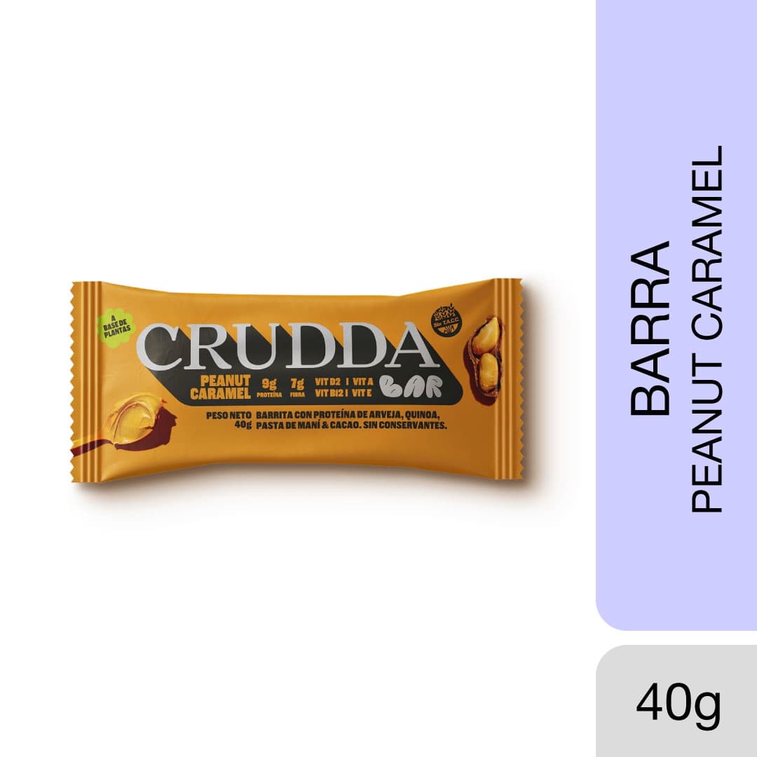 Crudda Bar Peanut Caramel Crudda