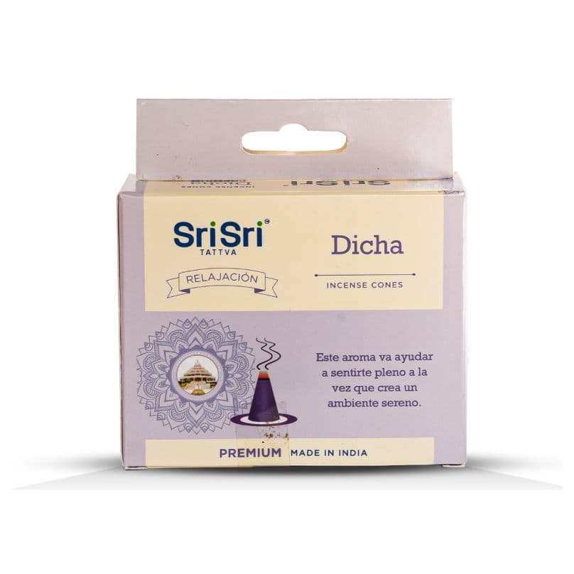 Incienso Cono Dicha SriSri Sahumerios