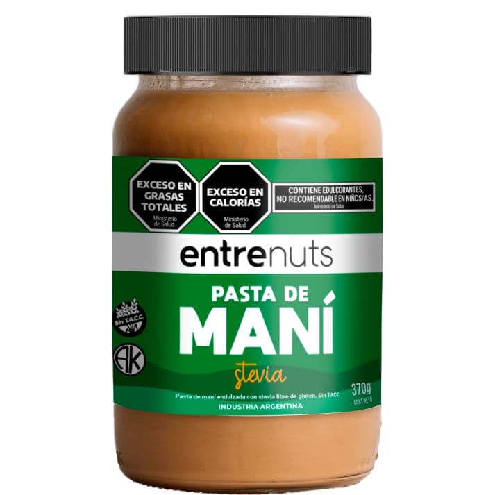 Pasta de Maní Stevia Entrenuts