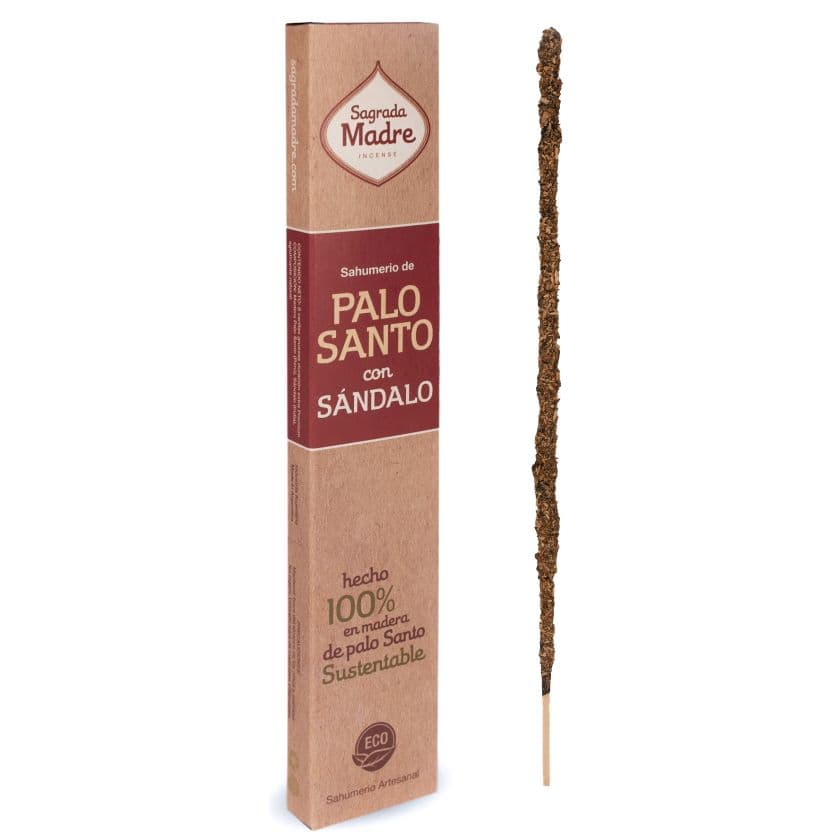 Sahumerio Palo Santo con Sandalo Sagrada Madre