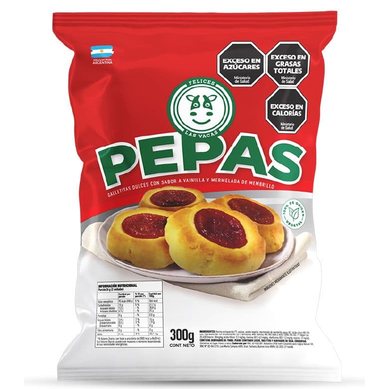 Galletitas Pepas - Dulce, vainilla