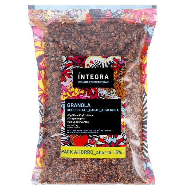 Granola - Integra - Chocolate y Almendras