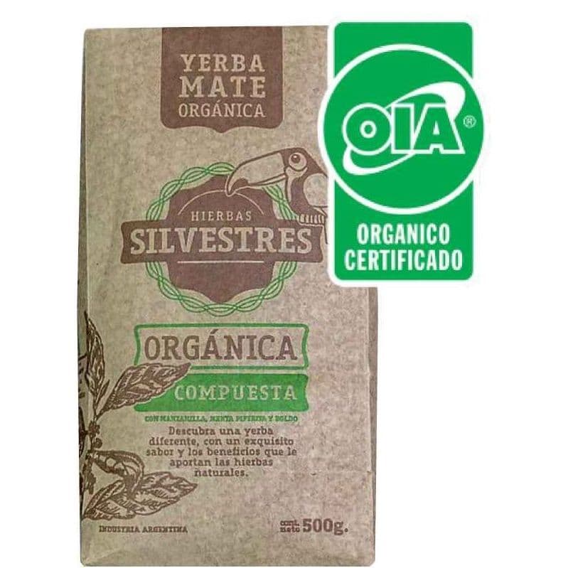 Yerba Mate Manzanilla, Menta Peperina y Boldo Silvestre