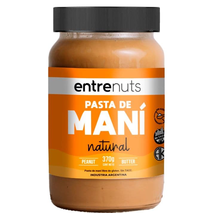 Pasta de Maní Natural Entrenuts