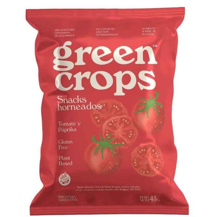 Snacks horneados Tomate y Paprika Green Crops