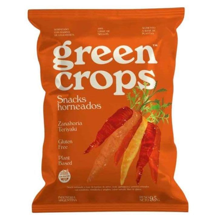 Snacks horneados Zanahoria Teriyaki Green Crops