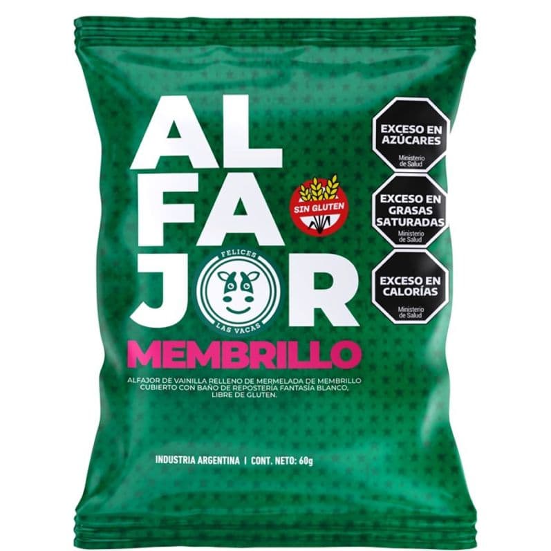 Alfajor Chocolate Blanco y Membrillo Felices las vacas