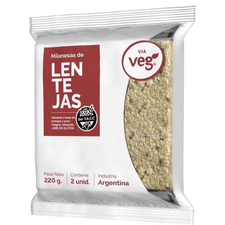 Milanesas Lentejas Viaveg
