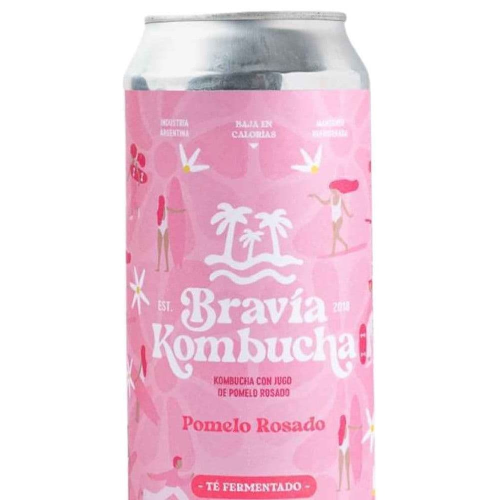 Kombucha Pomelo Rosado Bravia