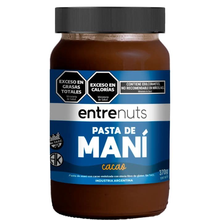 Pasta de Maní Cacao Entrenuts
