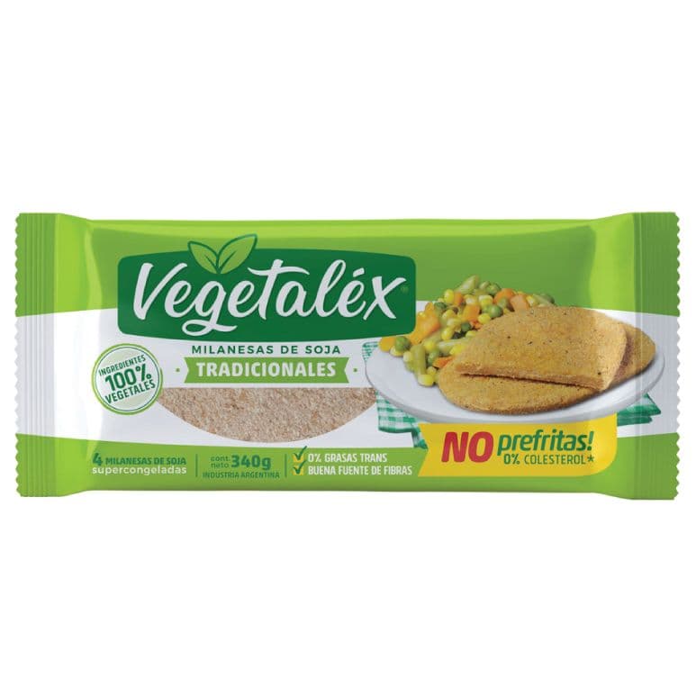 Milanesas de Soja Tradicional Vegetalex