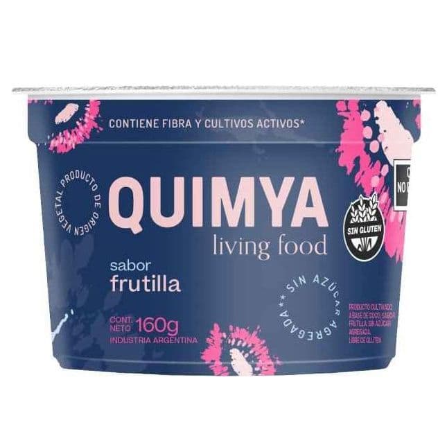 Yogur de Coco Sin Azúcar Frutilla Quimya