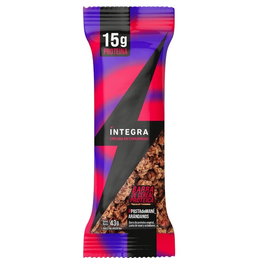 Barra Cereal Proteica - Integra Arándanos Integra