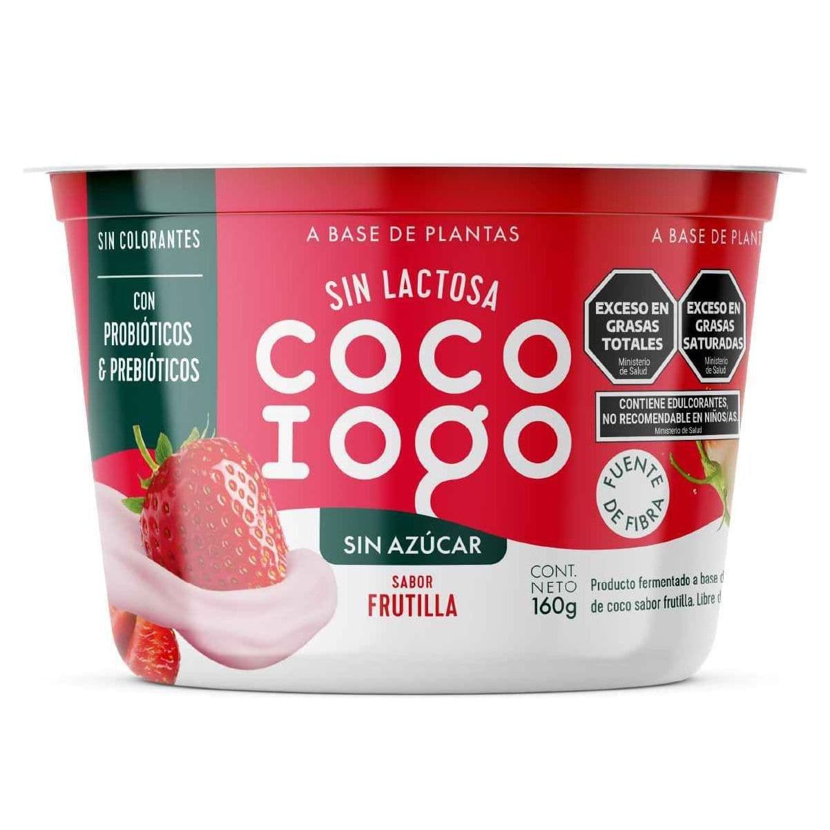 Yogur de Coco Frutilla Sin Azúcar Coco Iogo