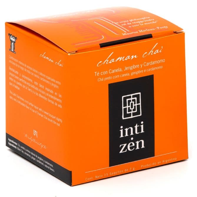 Té Negro Canela, Jengibre y Cardamomo Inti Zen