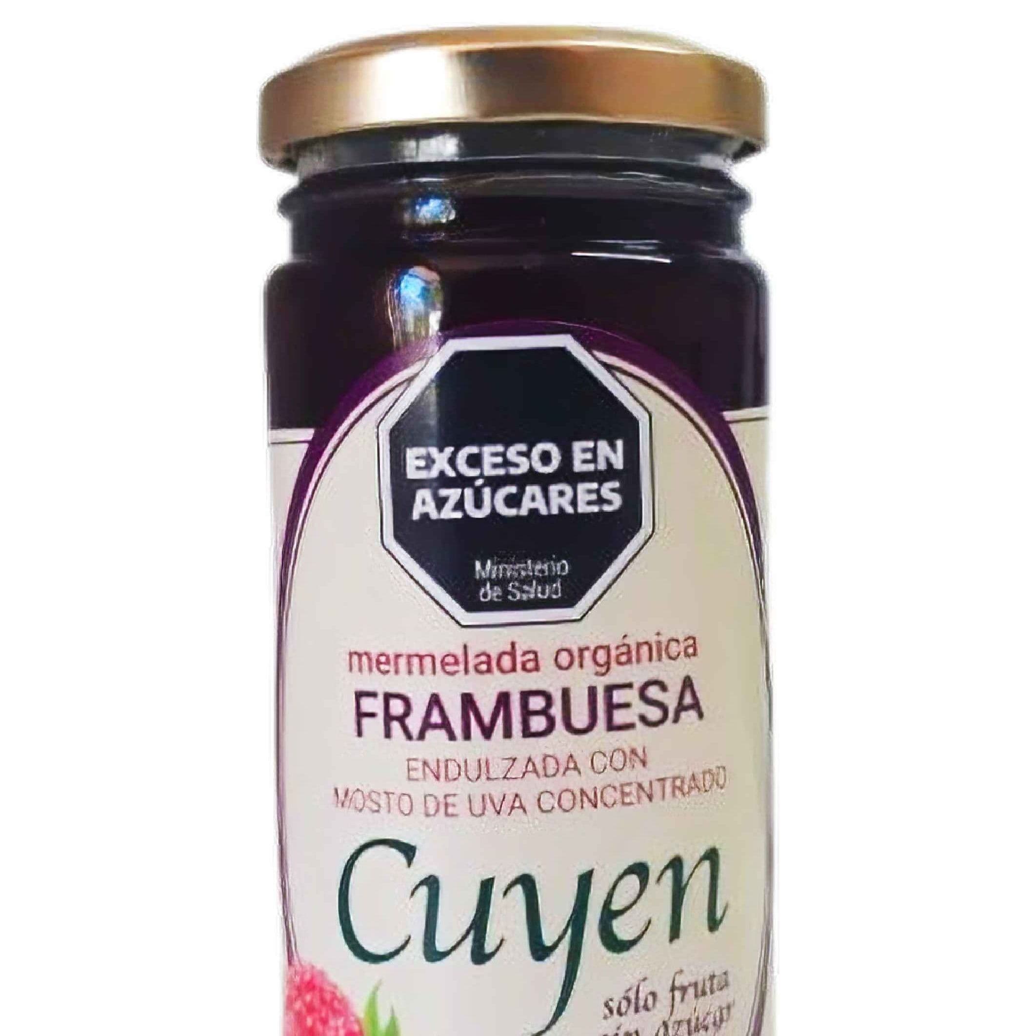 Mermelada solo fruta Frambuesa Cuyen