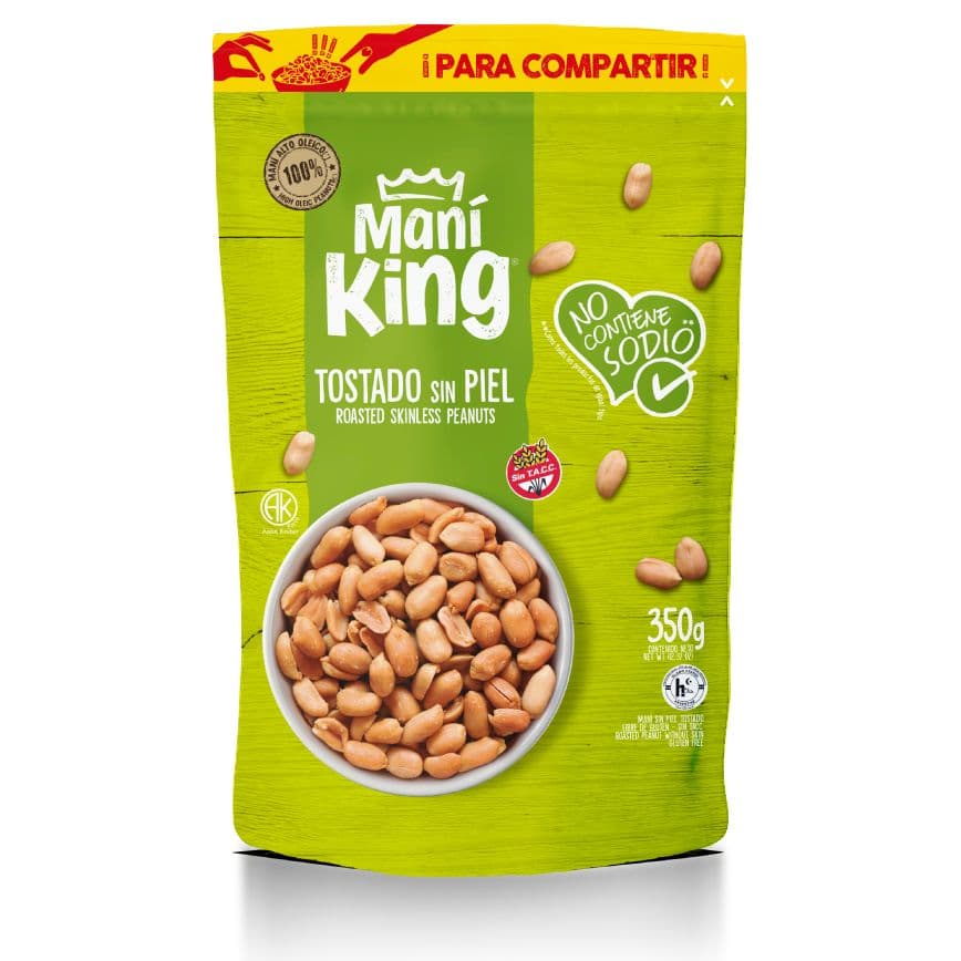 Maní Tostado - Sin Piel Sin Sal