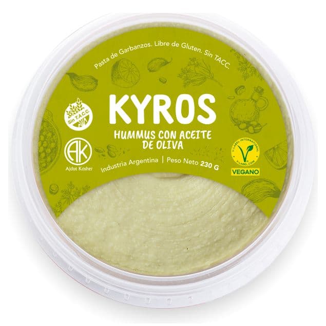 Hummus Aceite de oliva Kyros