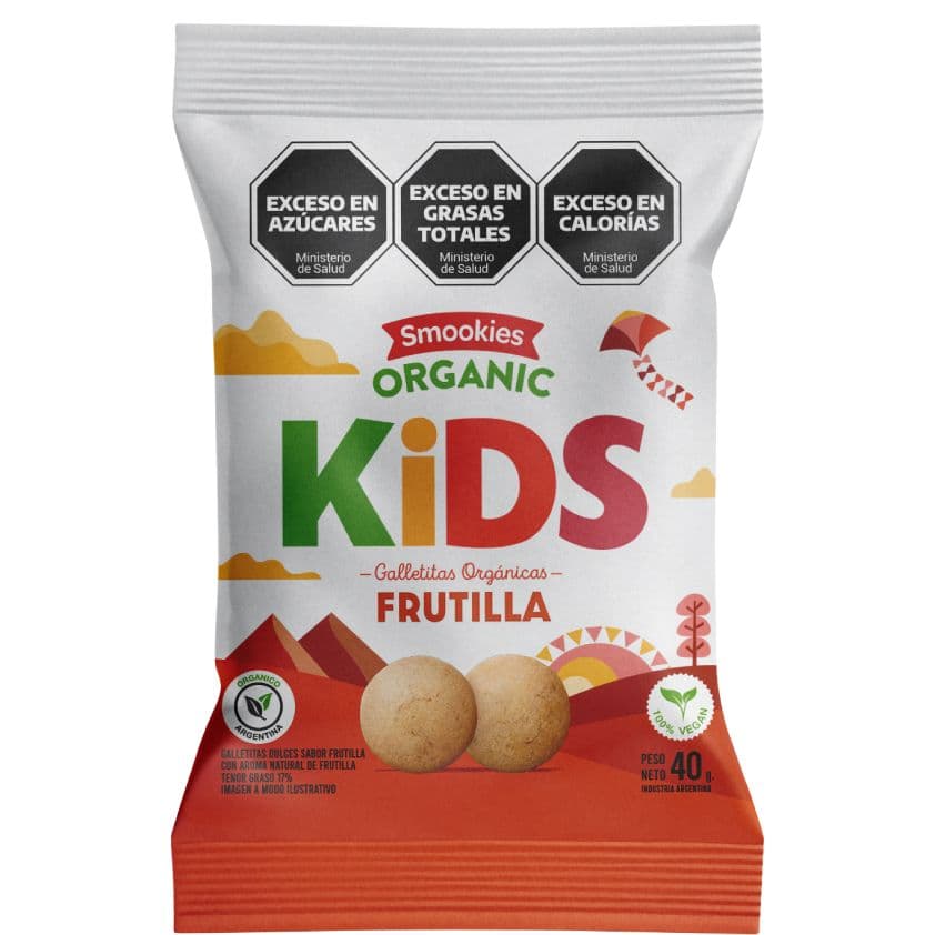 Galletitas Orgánicas Frutilla Smookies