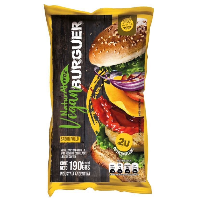 Vegan Burger Pollo Naturalrroz