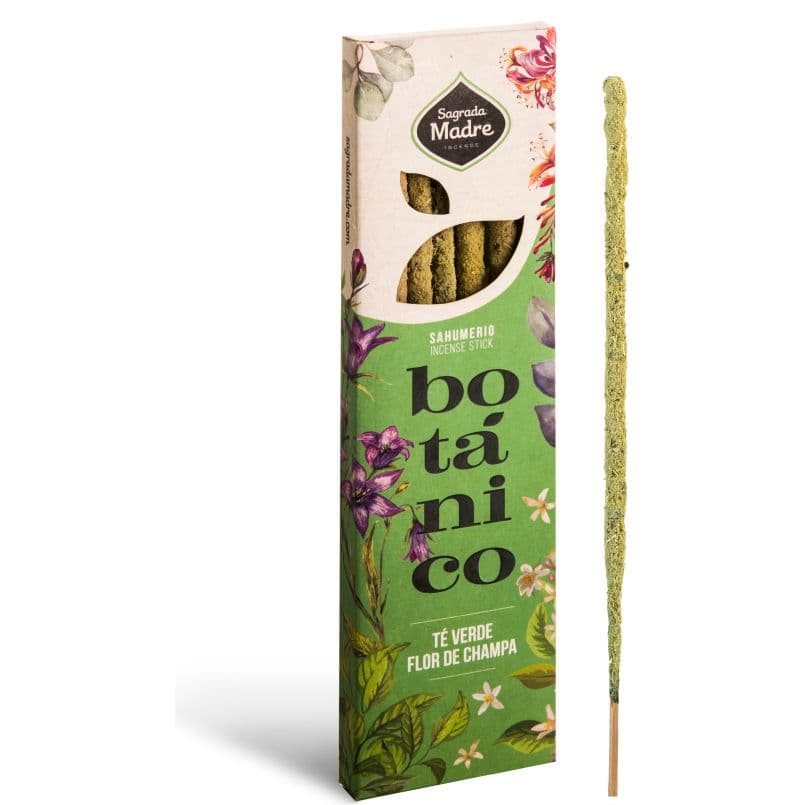 Sahumerio Botánico Té Verde y Champa Sagrada Madre