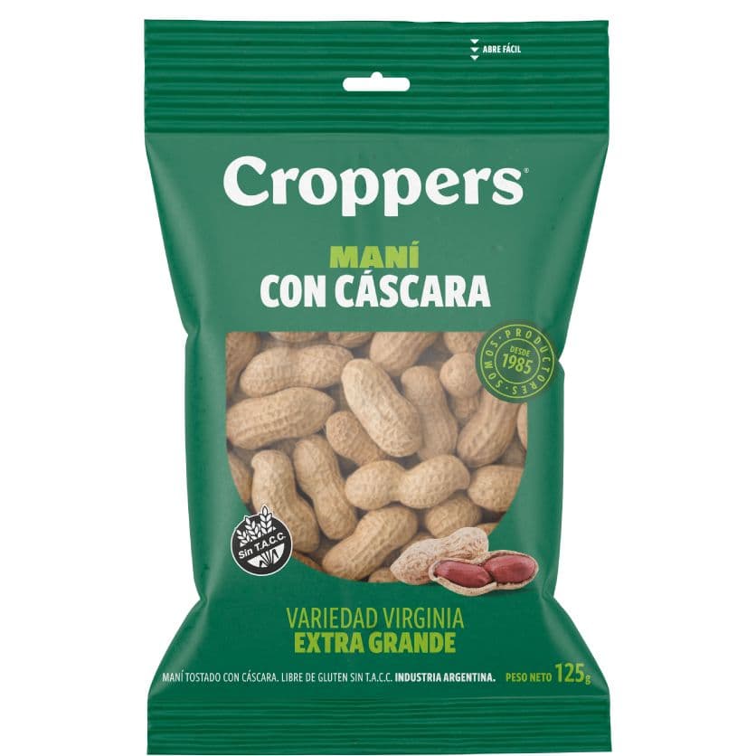 Maní Tostado Con Cáscara Croppers