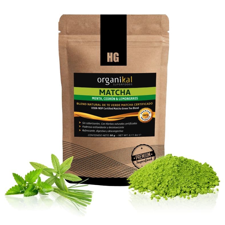 Matcha Menta, Cedrón & Lemongrass Organikal