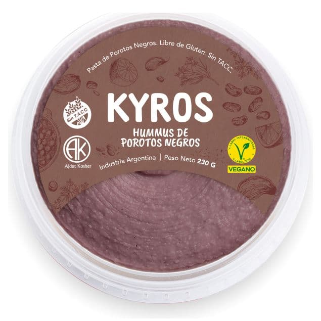 Hummus Porotos Negros Kyros