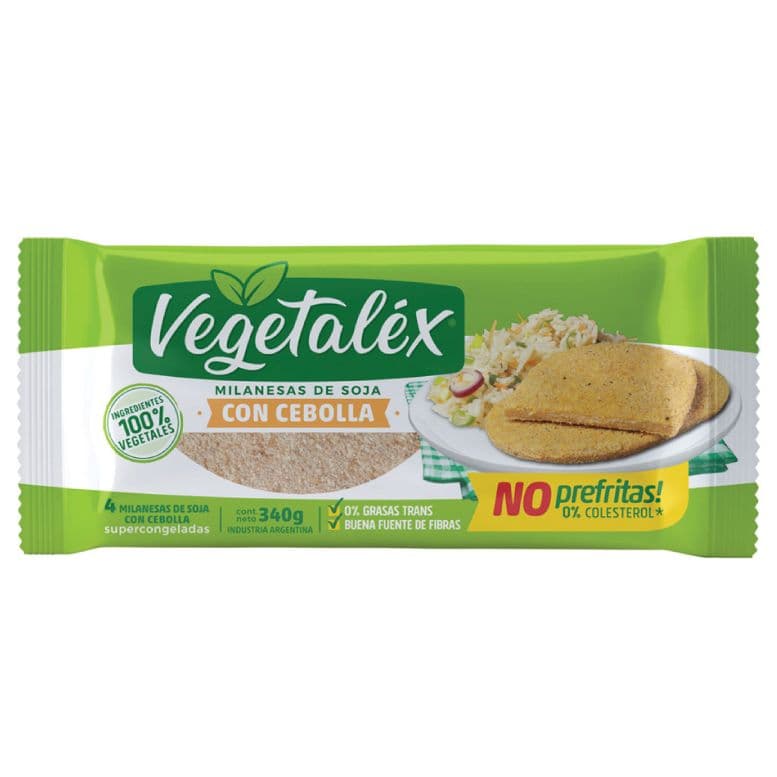 Milanesas de Soja Cebolla Vegetalex