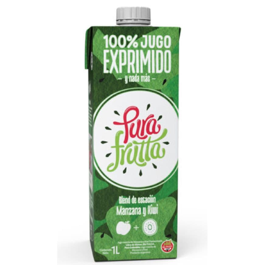 100% Jugo Exprimido Kiwi & Manzana Pura Frutta