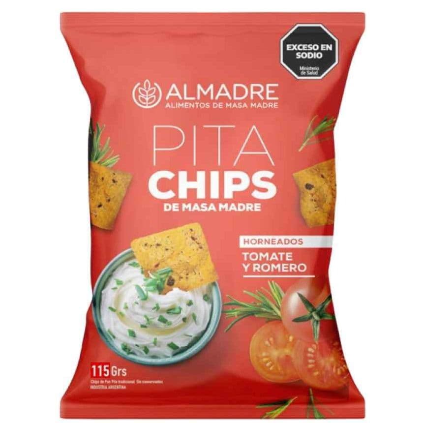 Pita chips Tomate Romero Almadre