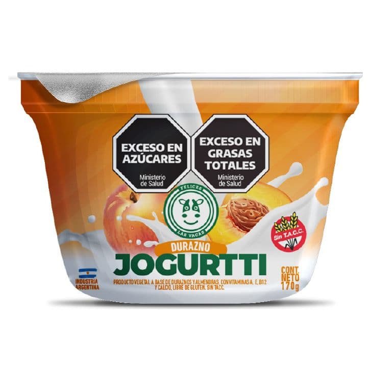 Yogur Jogurtti Durazno Felices las vacas