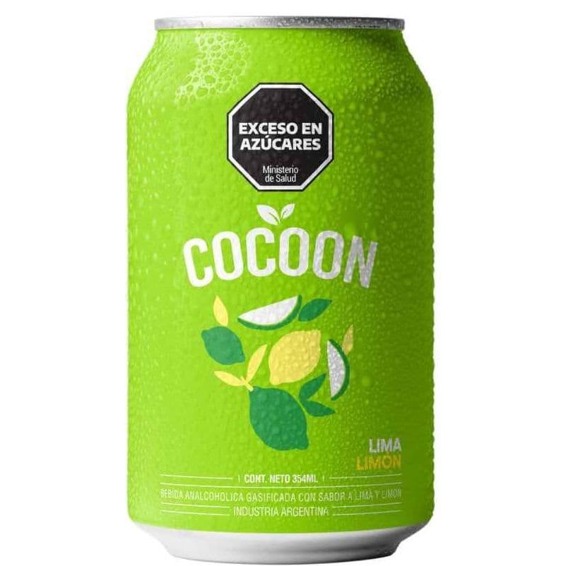 Gaseosa probiotica y prebiotica Lima y limón Cocoon