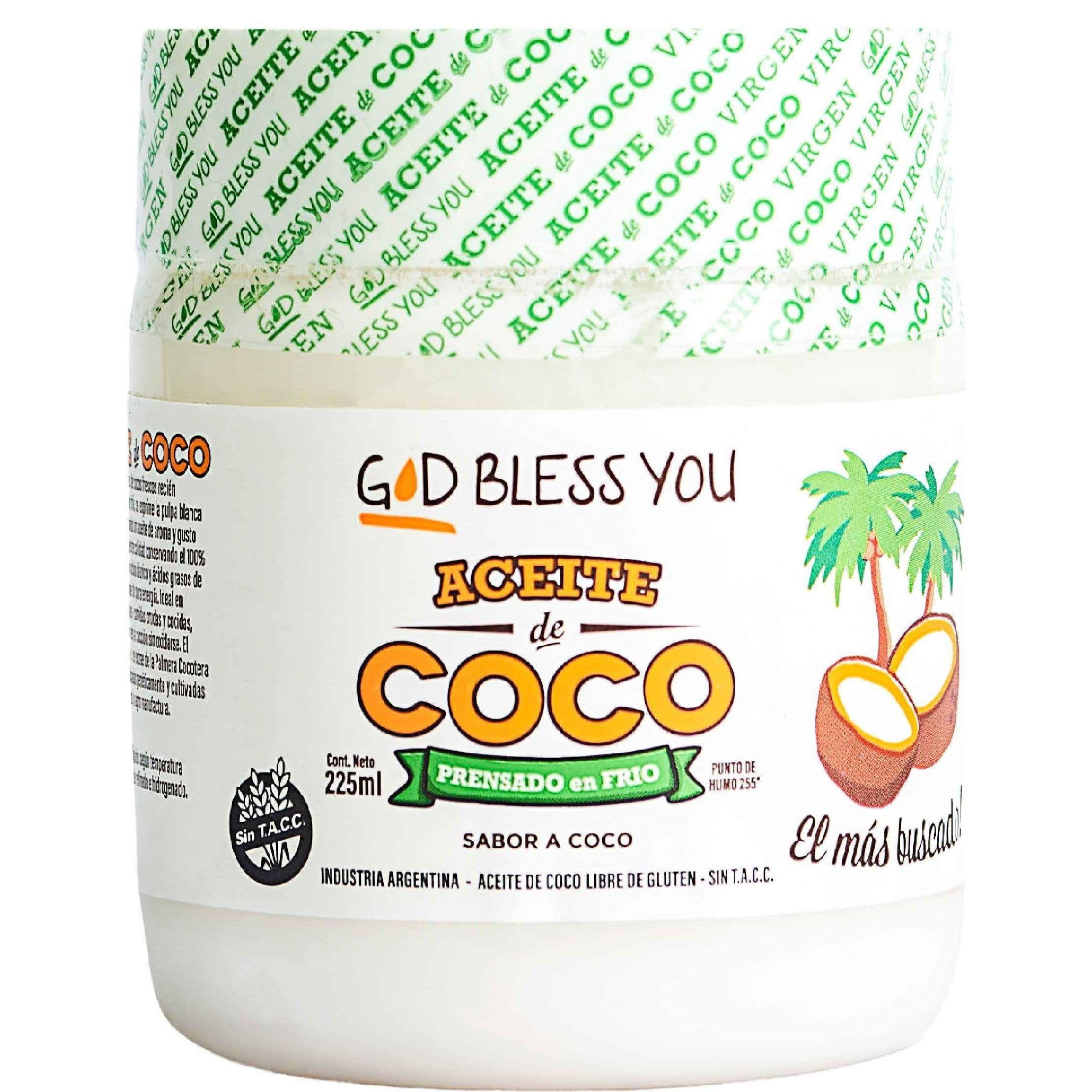 Aceite de Coco Virgen Coco God Bless You