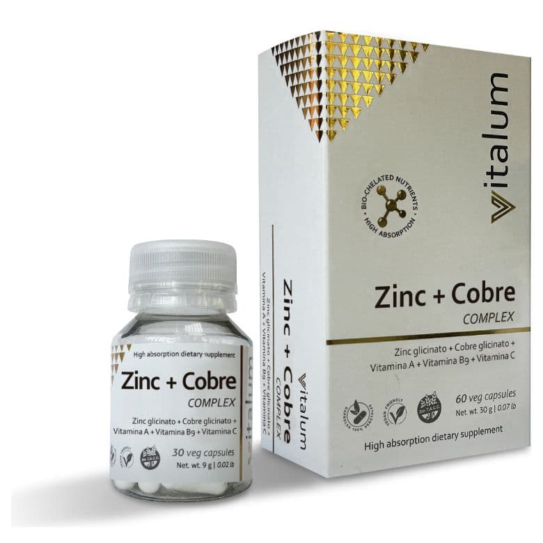 Suplemento Zinc + Cobre Complex -