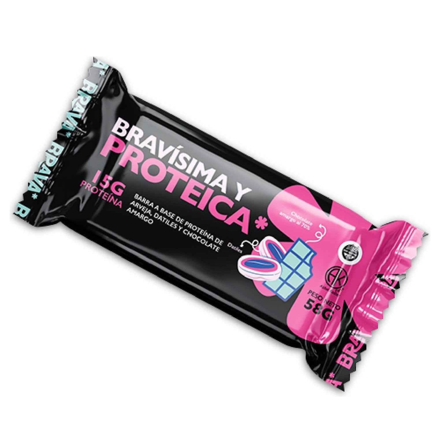Barra proteíca - Chocolate semiamargo y cacao