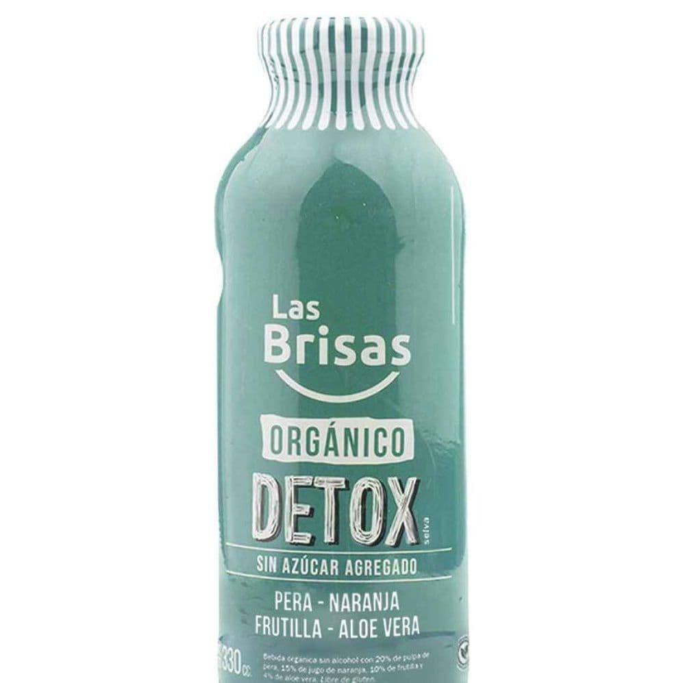 Jugo Detox Aloe vera, Pera, Naranja y Frutilla Las Brisas