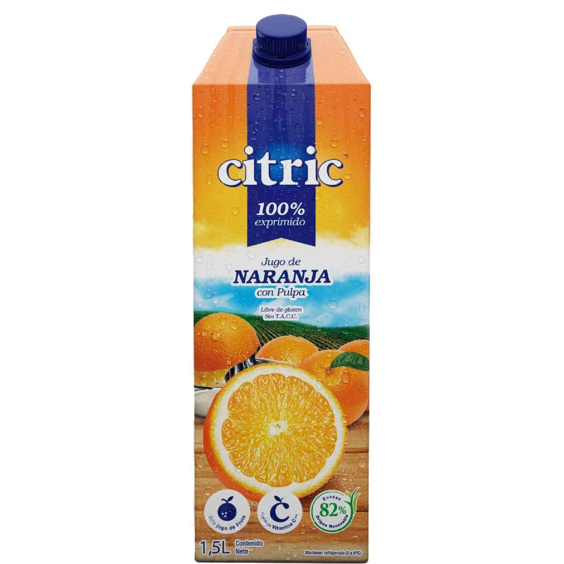 Jugo Exprimido Naranja Citric