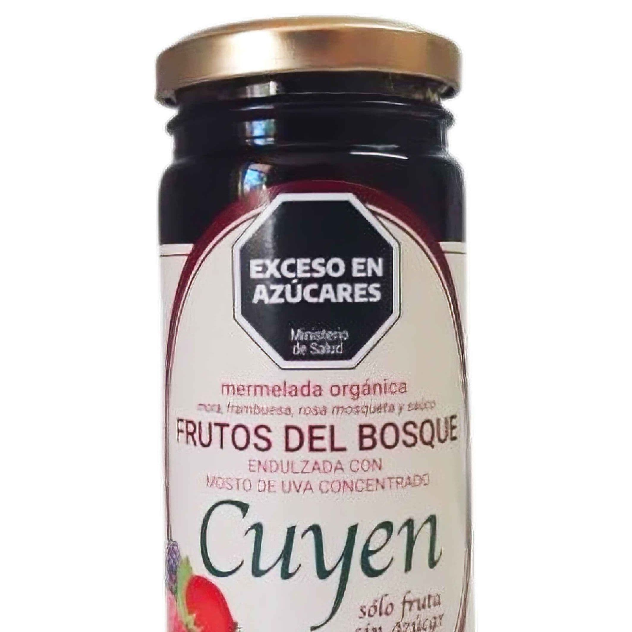 Mermelada solo fruta Frutos del bosque Cuyen