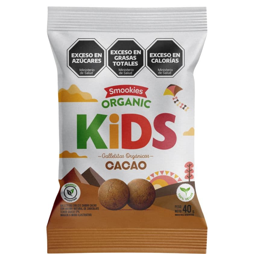 Galletitas Orgánicas Cacao Smookies