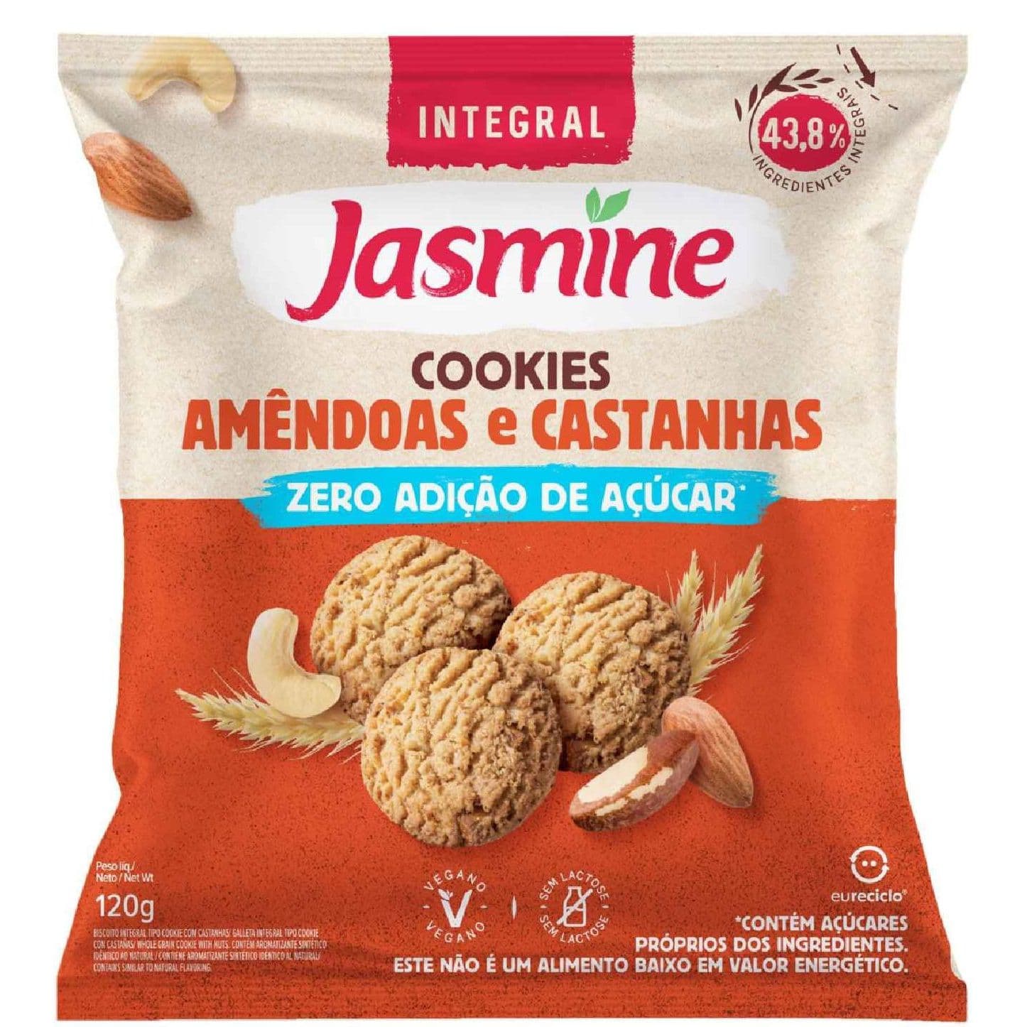 Cookies Zero Azúcar Almendra y Castañas Jasmine