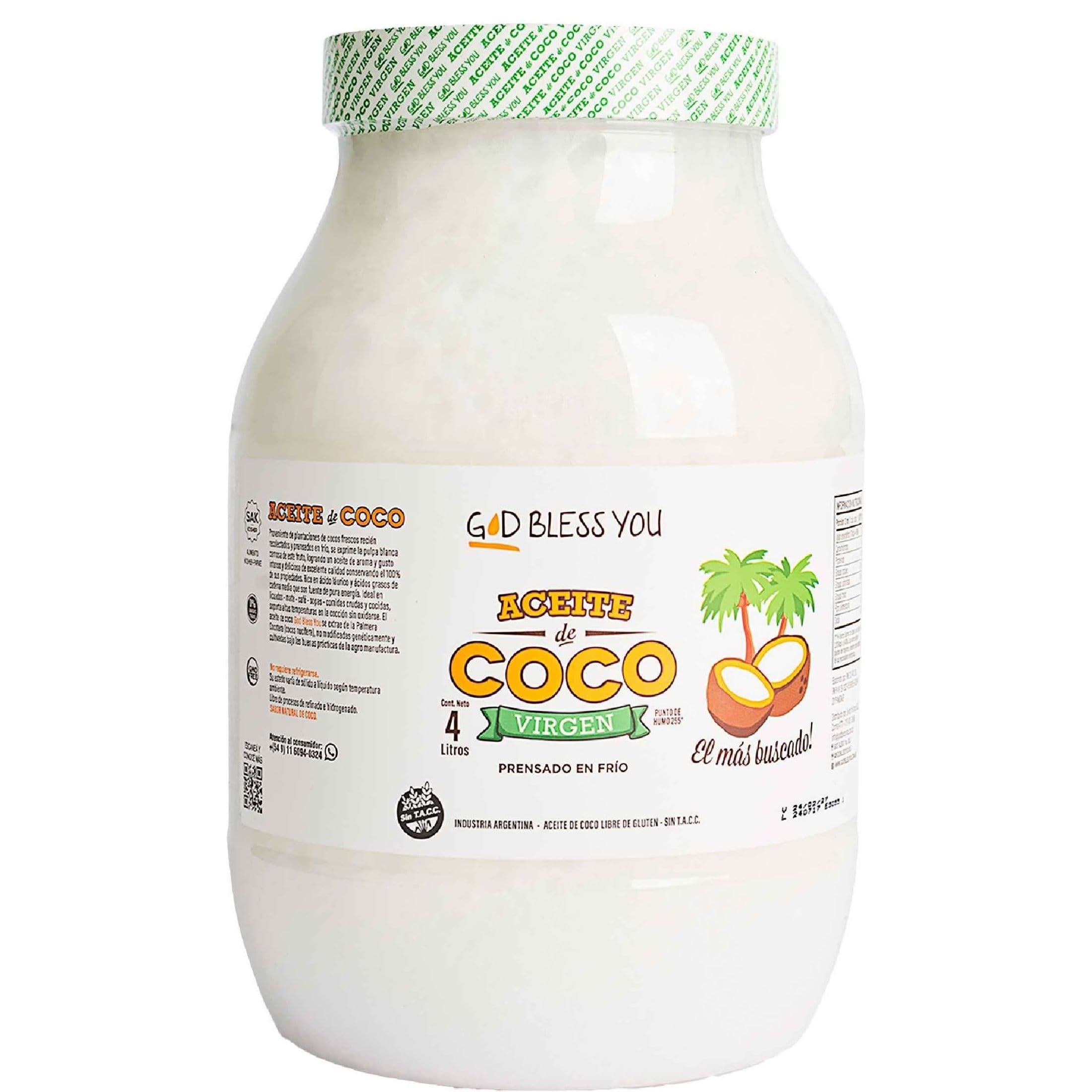 Aceite de Coco Virgen Coco God Bless You