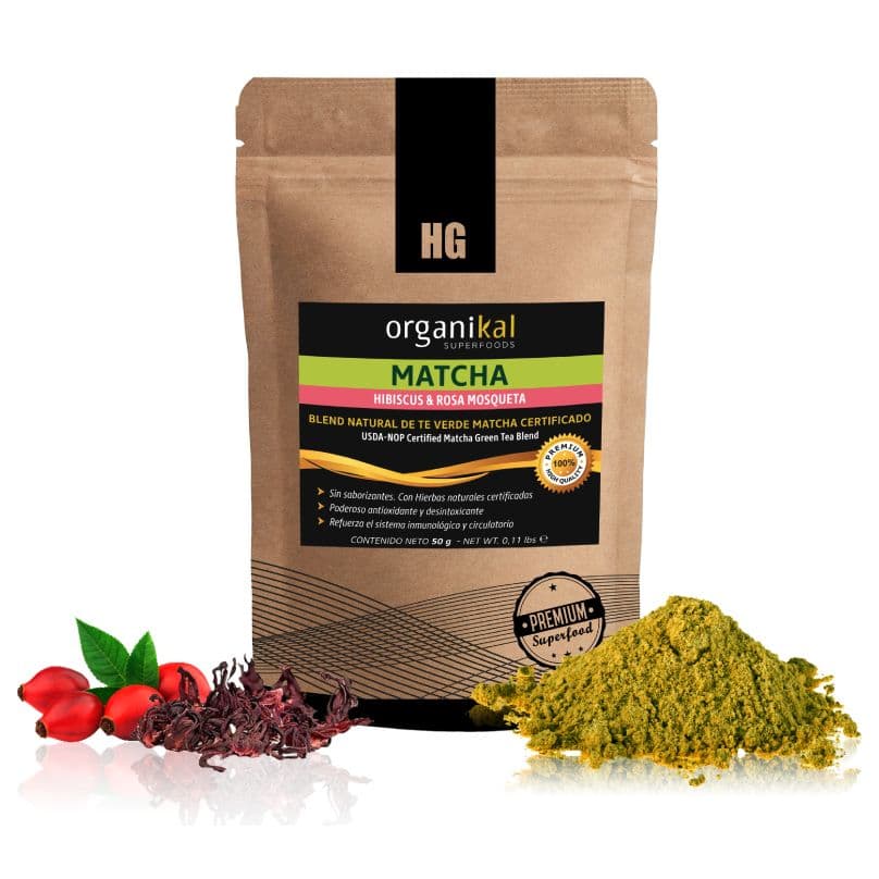 Matcha Hibiscus & Rosa Mosqueta Organikal
