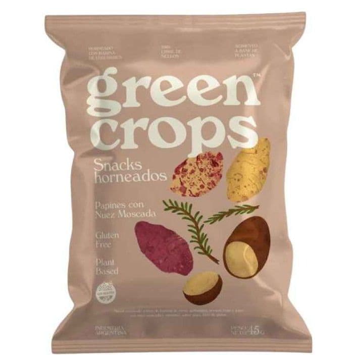 Snacks horneados Papines con Nuez Moscada Green Crops