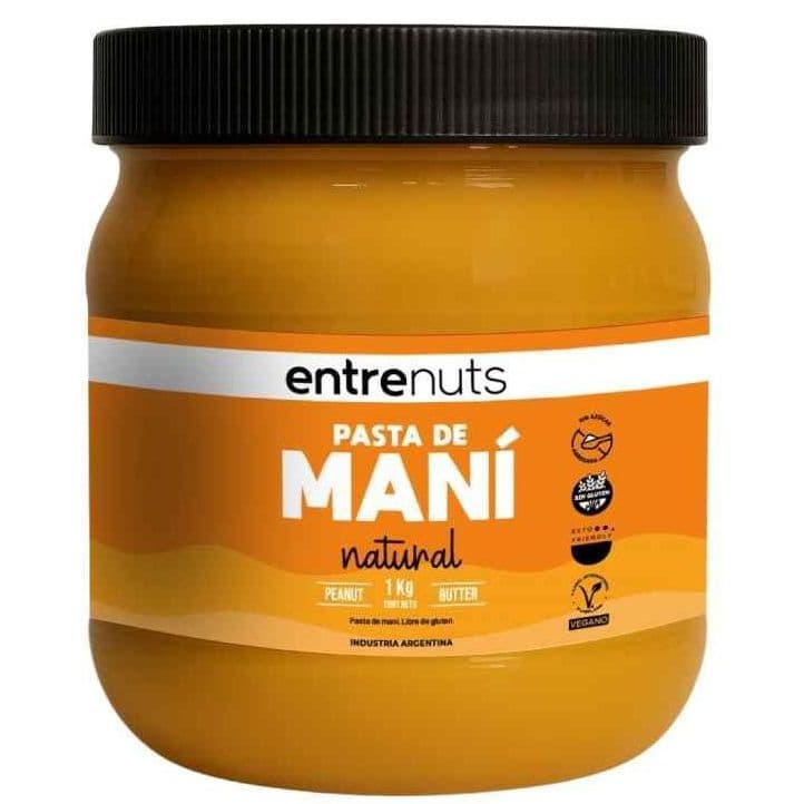 Pasta de Maní Natural Entrenuts
