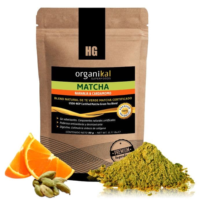 Matcha Naranja & Cardamomo Organikal