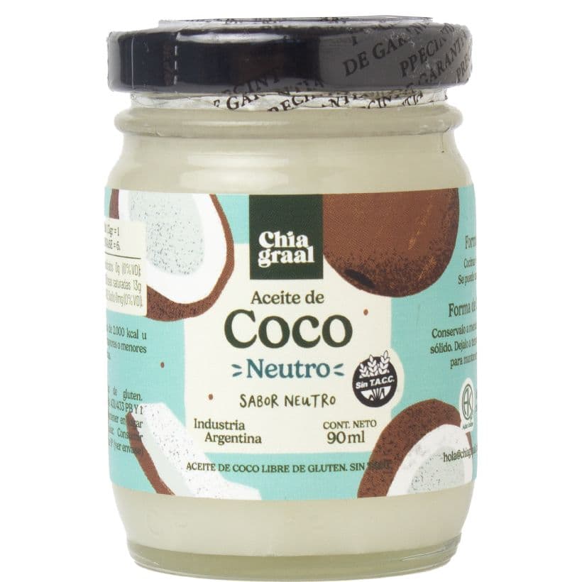 Aceite de Coco Neutro Chia Graal