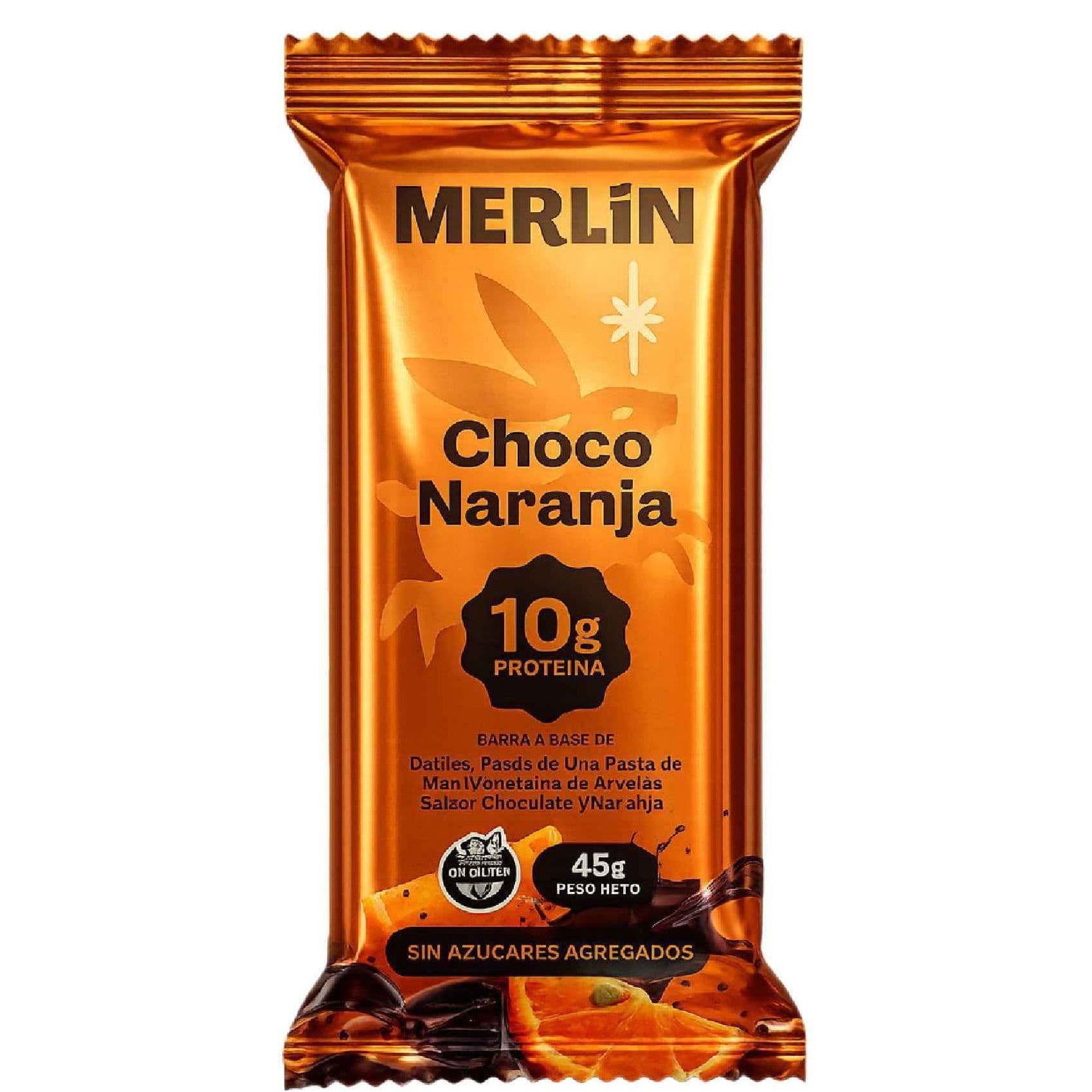 Barra Protein Chocolate Naranja Merlin Foods